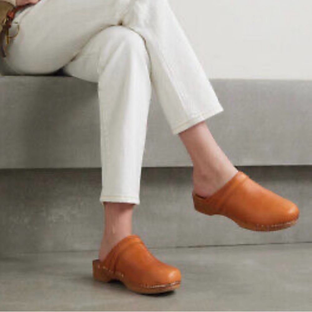 Isabel Marant Thalie Classic Clogs Shoes Natural Studded size 35 - Picture 2 of 16